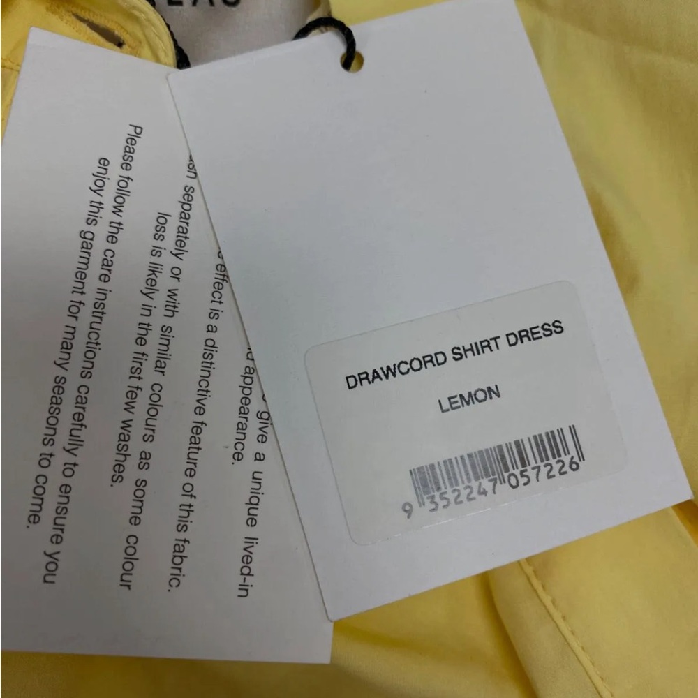Yellow Maxi Shirt Dress - Picture 2 of 3